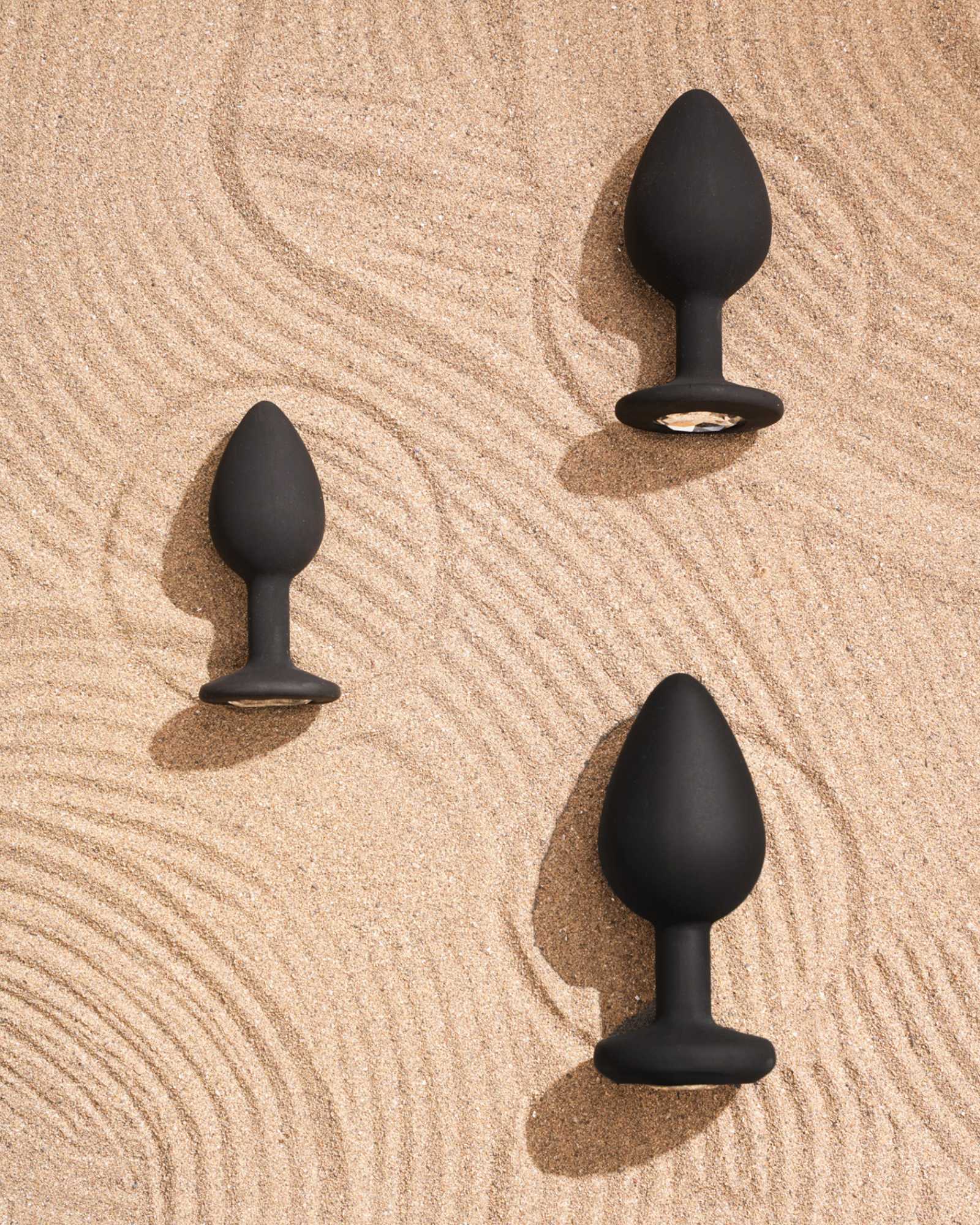 Sangya Omega Plug - 3 Size Combo Set Medical Grade Silicone Butt Plugs