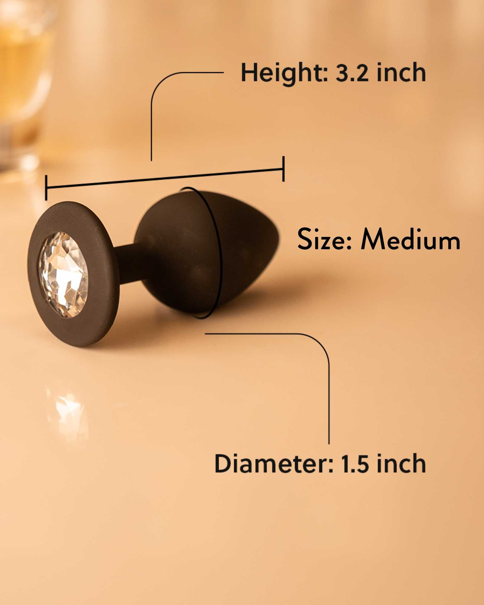 Sangya Omega Plug - 3 Size Combo Set Medical Grade Silicone Butt Plugs