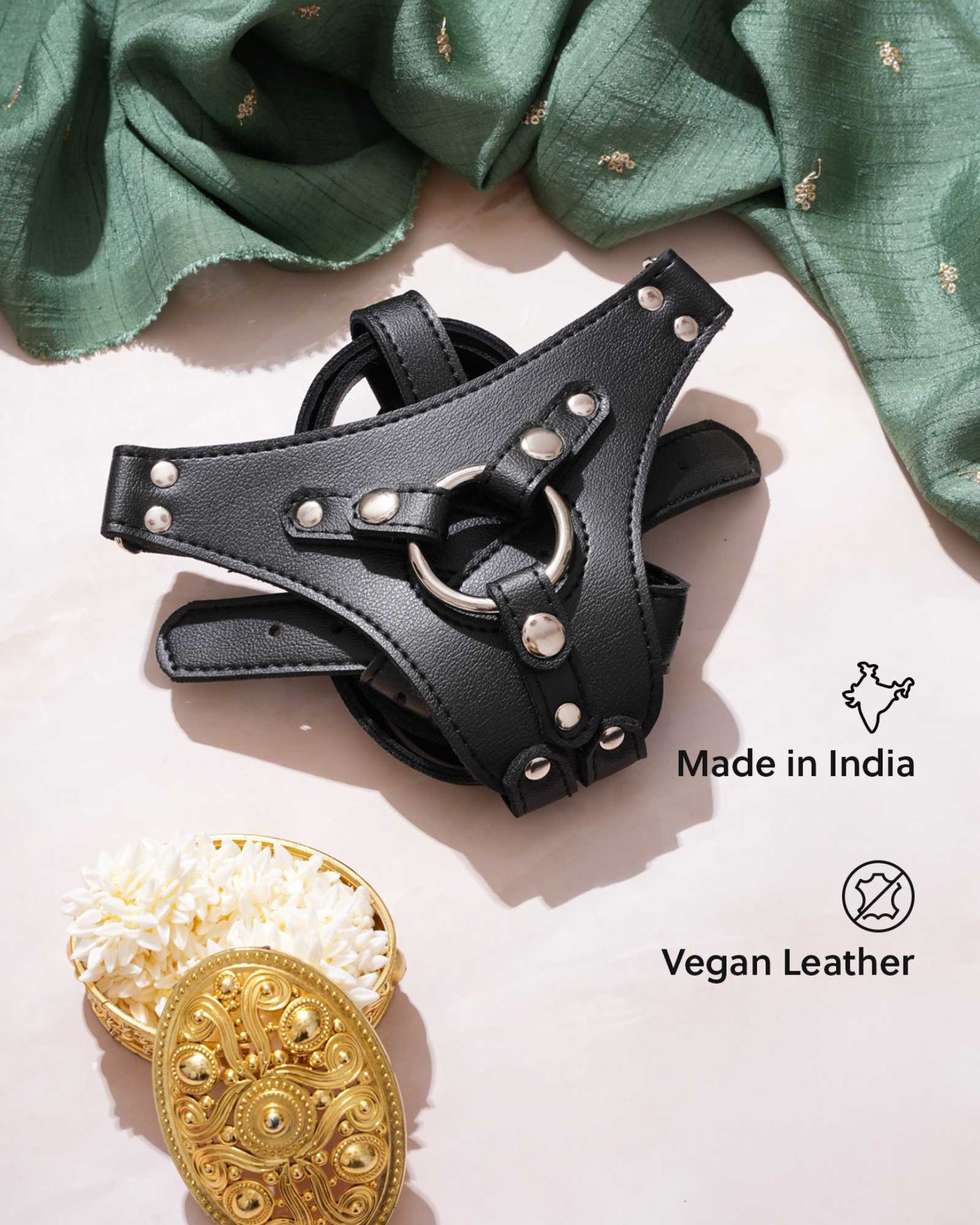 Strap On Harness - India's first locally made vegan Leather Harness