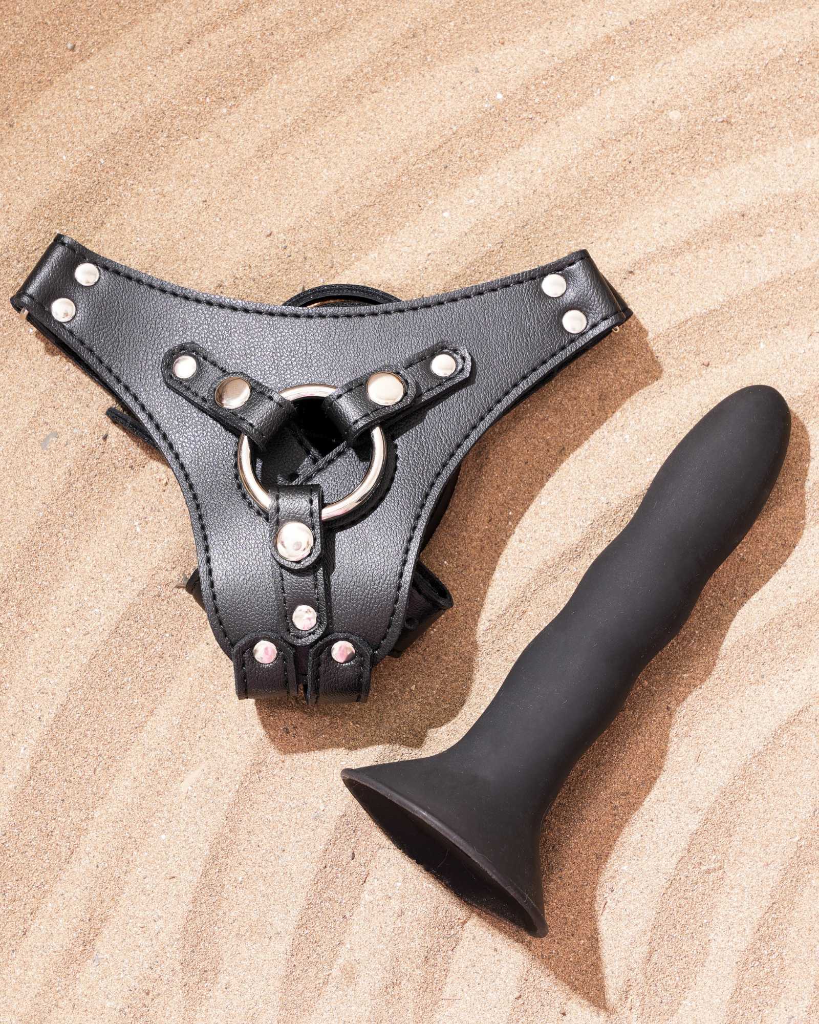 Sangya S9 Strap-On - India's First Suction Base Dildo with Vegan Leather Harness