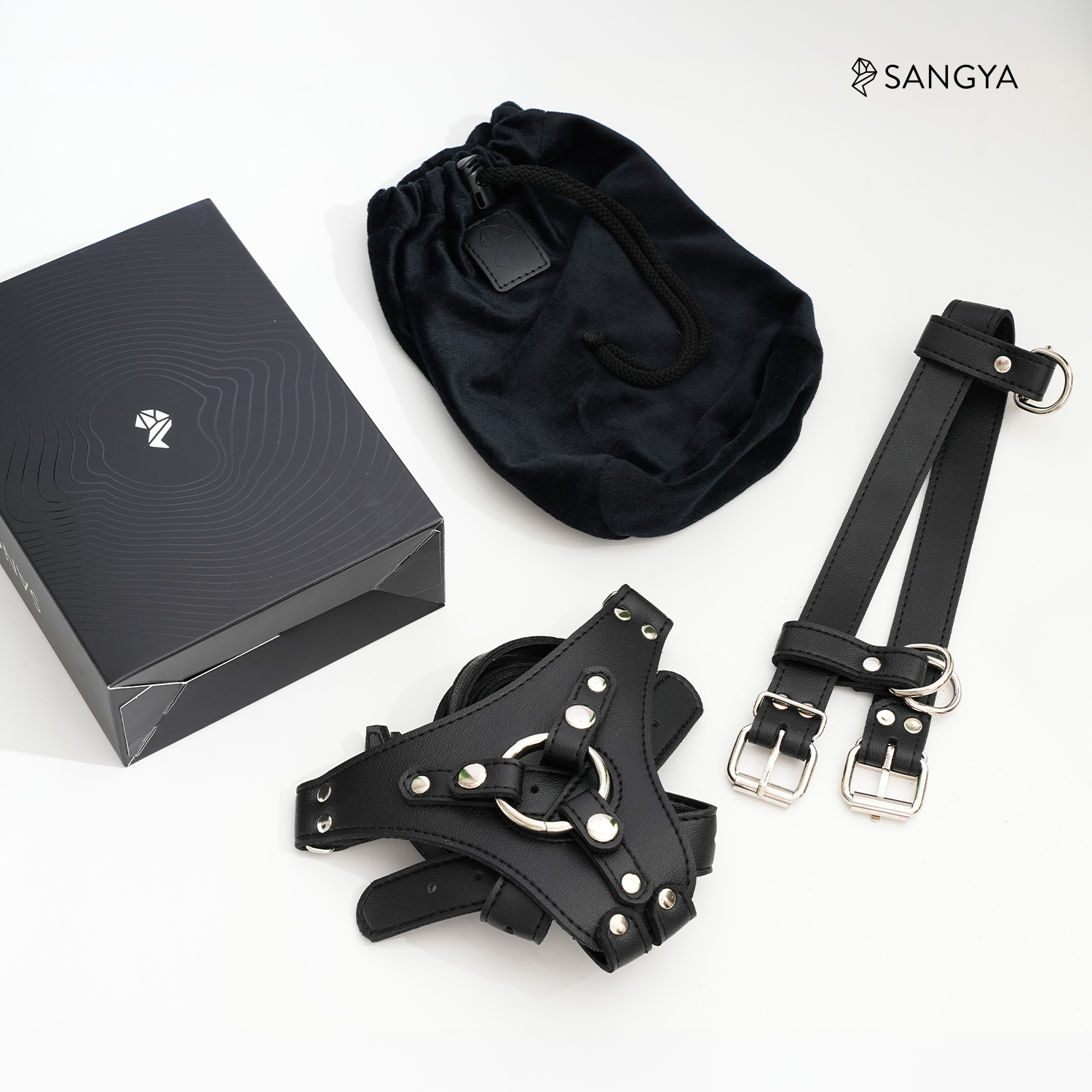 Sangya S9 Strap-On - India's First Suction Base Dildo with Vegan Leather Harness