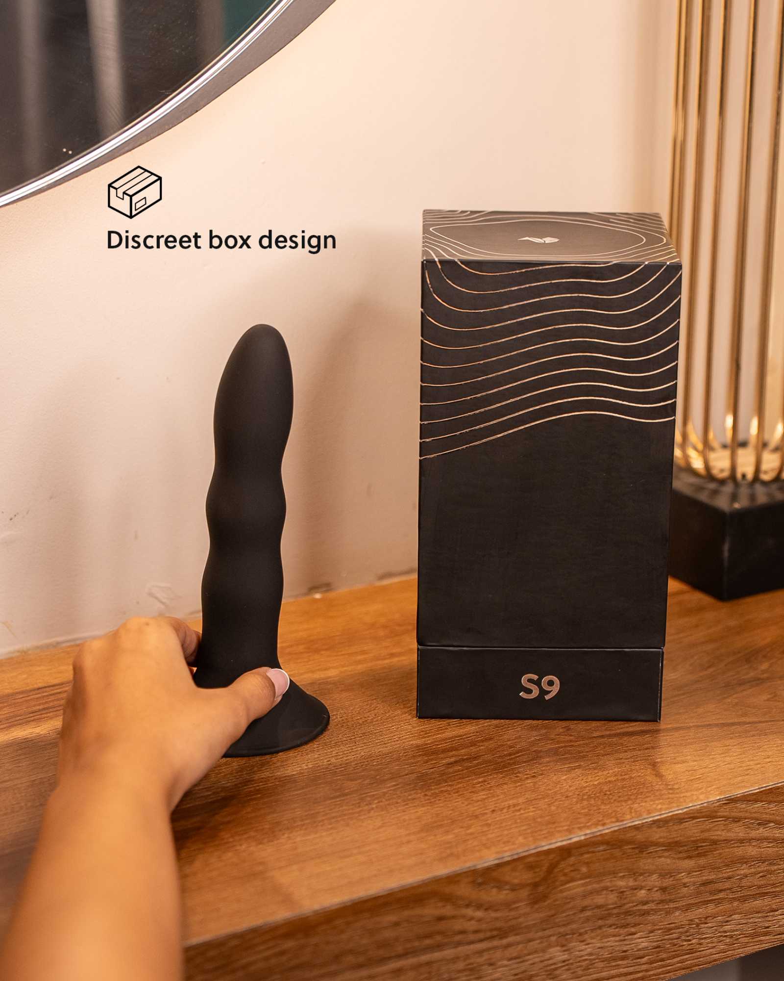 Sangya S9 Dildo - India's First Non Vibrating Massager with Suction Base