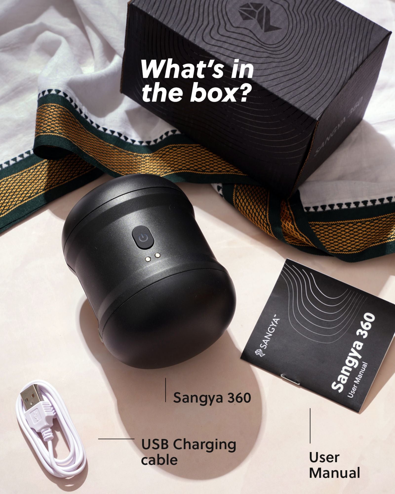 Sangya 360 Vibrating Stroker : Revolutionary pleasure experience for men