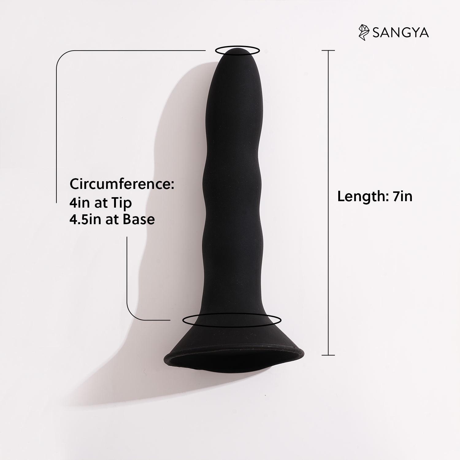 Sangya S9 Dildo - India's First Non Vibrating Massager with Suction Base